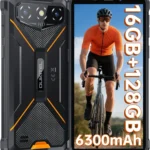 OUKITEL G3 Rugged Smartphone Unlocked, 6" HD Display, IP68/IP69K Waterproof, 6300mAh Battery, 128GB+1TB Expandable, 13MP Camera, 4G Dual SIM Android Phone