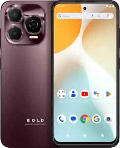 BLU Bold K20 Unlocked Smartphone (2025) with 6.7" HD+ Display, Triple 50MP Camera, All-Day Battery, 256GB Storage