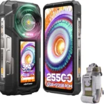 Ulefone Armor 33 Pro 5G Rugged Phone with 25500mAh Battery, 6.95" 120Hz & 3.4" Dual Screens, 512GB Storage, 66W Fast Charging, and Holster