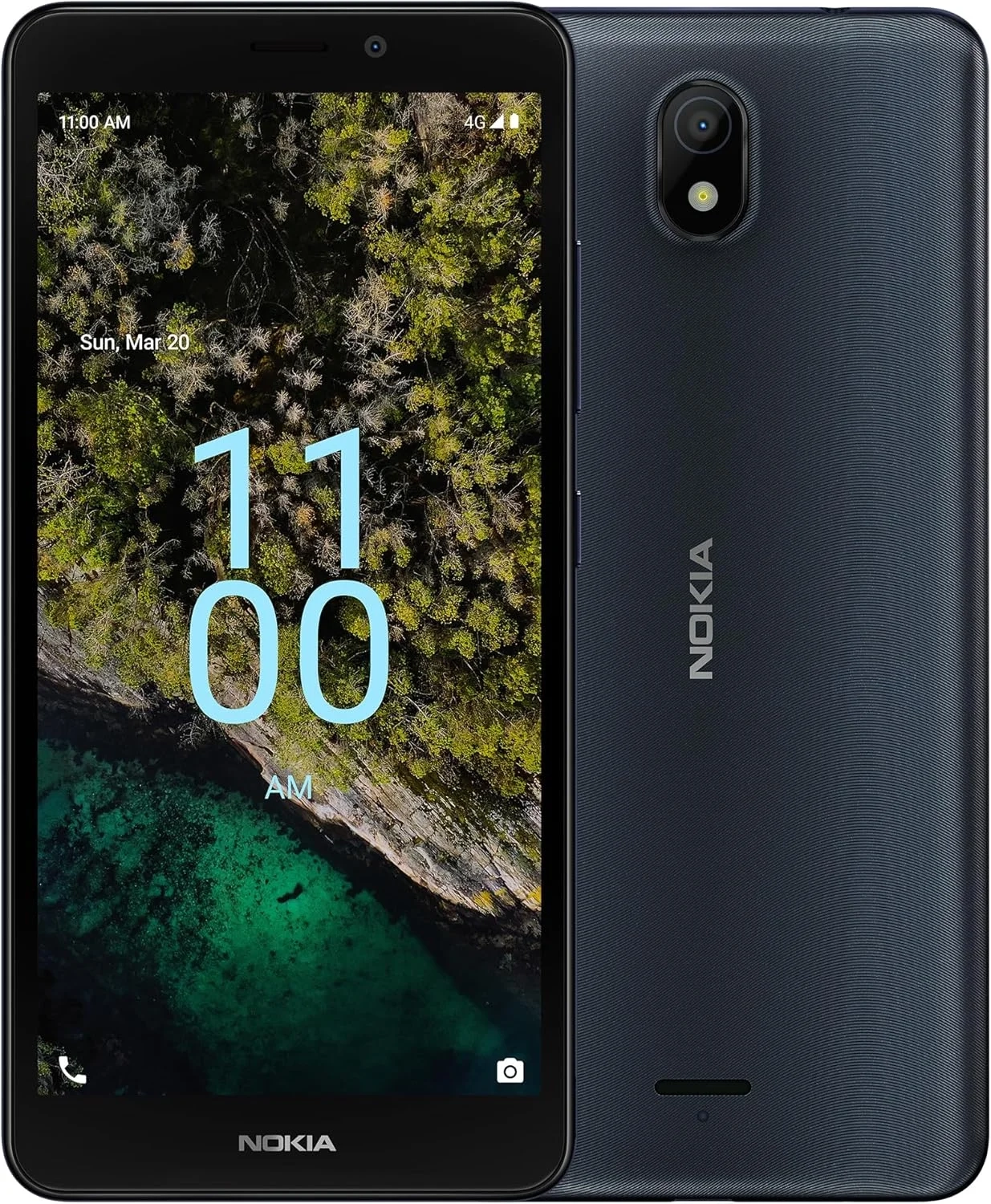 Nokia C100 Unlocked Smartphone (Navy Blue)