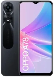 OPPO A78 5G Smartphone (4GB RAM, 128GB Storage) - Glowing Black
