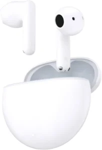 Honor Choice X7e Wireless Earbuds with Active Noise Cancellation, 40H Battery, Bluetooth 5.3, IP54 Water Resistant for Android and iOS (White)