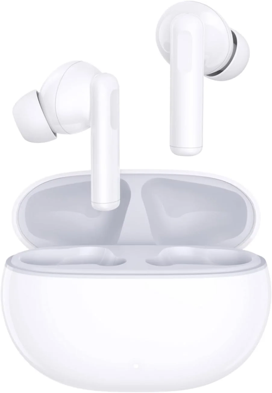 HONOR Choice X7i Wireless Earbuds with 45dB Noise Cancellation, 40 Hours Battery, IP54 Water Resistant, Comfort Fit Bluetooth Headphones in White