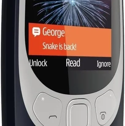 Nokia 3310 2G GSM Unlocked Cell Phone (Dark Blue)