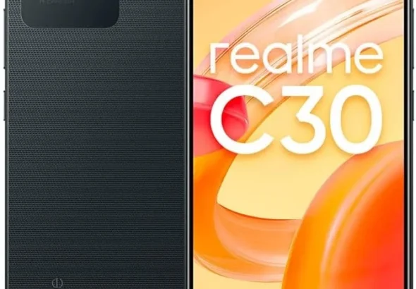 realme C30 Unlocked Smartphone: 6.5" Display, 32GB Storage, 8MP Camera, Dual SIM, 4G LTE for Europe (Denim Black with Fast Car Charger Included)