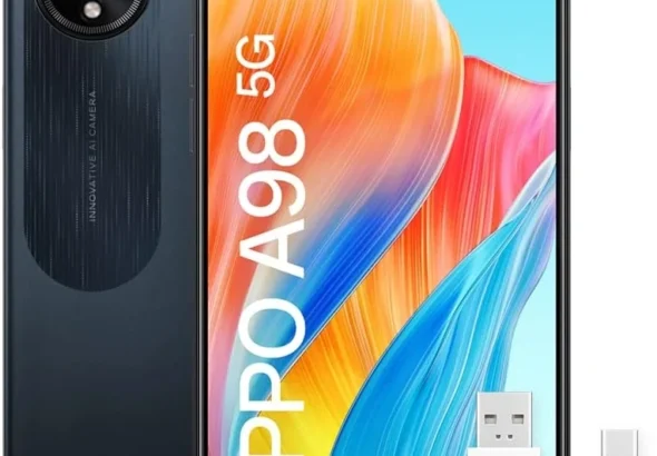 Oppo A98 5G Unlocked Smartphone, 256GB 8GB RAM Dual SIM International Version, GSM Factory Unlocked Cell Phone in Cool Black