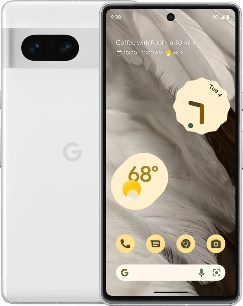 Google Pixel 7 128GB Unlocked 5G Smartphone (Snow)