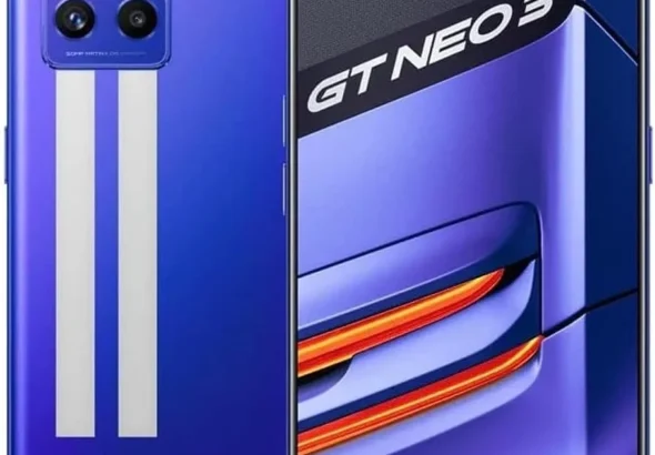 realme GT Neo 3 150W: 5G Unlocked Smartphone (12GB RAM 256GB, Nitro Blue) - International GSM Model with Ultra