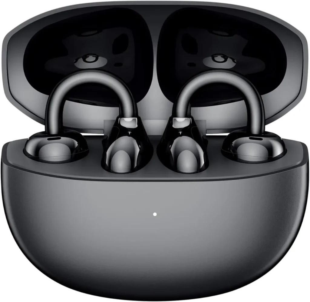 HONOR Choice Clip-On Open-Ear Bluetooth Headphones with Noise Cancelling, 36-Hour Battery, IP54 Sweatproof, Secure Fit for Running, Work, and Travel