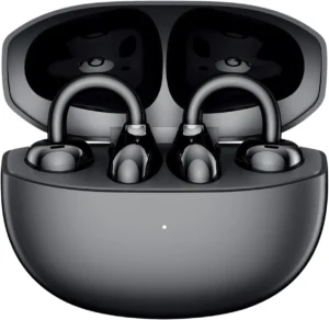 HONOR Choice Clip-On Open-Ear Bluetooth Headphones with Noise Cancelling, 36-Hour Battery, IP54 Sweatproof, Secure Fit for Running, Work, and Travel