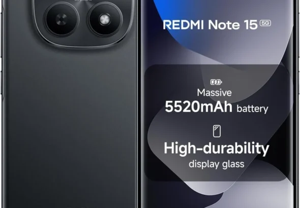 Xiaomi Redmi Note 15 5G Unlocked Smartphone 256GB Black