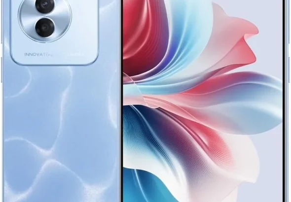 OPPO Reno11 F 5G Unlocked Smartphone, 256GB 8GB RAM, International GSM Model (Ocean Blue)