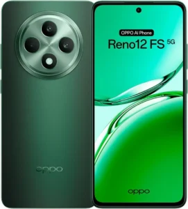 OPPO Reno12 FS 5G Unlocked Android Smartphone, 512GB 12GB RAM, 6.67" Display, Dual SIM International Version (Green)