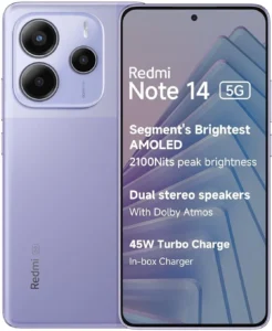 Xiaomi Redmi Note 14 5G Unlocked 256GB Lavender Purple