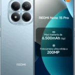 XIAOMI Redmi Note 15 Pro Unlocked Smartphone, 256GB 8GB RAM, 6.77" 120Hz Display, 200MP AI Camera, Glacier Blue - Global 4G LTE for T