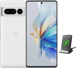 Google Pixel 7 Pro Unlocked Smartphone, 512GB Snow - 6.7" QHD OLED 120Hz Display, 5G, Triple Camera with Telephoto, 24