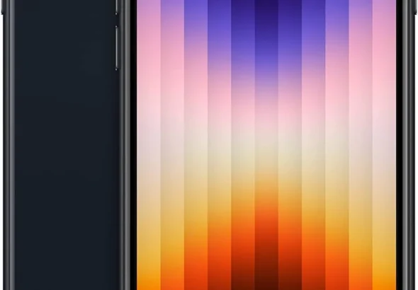 Unlocked 2022 Apple iPhone SE 64GB Midnight Smartphone with Wireless Carrier Plan