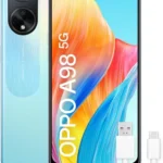 Unlocked Oppo A98 5G Smartphone: 256GB Storage, 8GB RAM, Dual SIM, International Version in Dreamy Blue