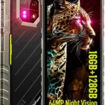 Ulefone Armor 22 Unlocked Rugged Smartphone: 6600mAh Battery, 64MP Camera, 120Hz Screen, IP68 Waterproof, 16GB RAM 128GB ROM, Green