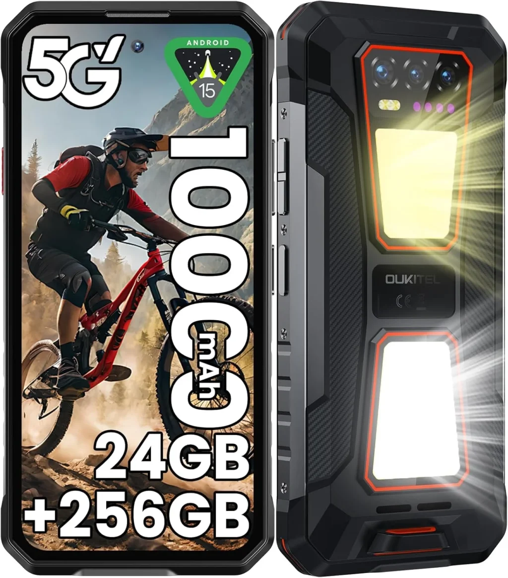 OUKITEL WP58 Pro 5G Rugged Smartphone 24GB+256GB