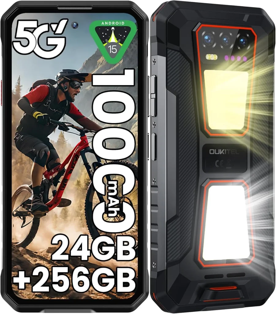 OUKITEL WP58 Pro 5G Rugged Smartphone 24GB+256GB