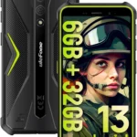 Ulefone Armor X12 Rugged Phone: IP68 Waterproof, Android 13, 6GB RAM, 4860mAh Battery, 13MP Camera, Global 4G for Outdoor Use (Green)