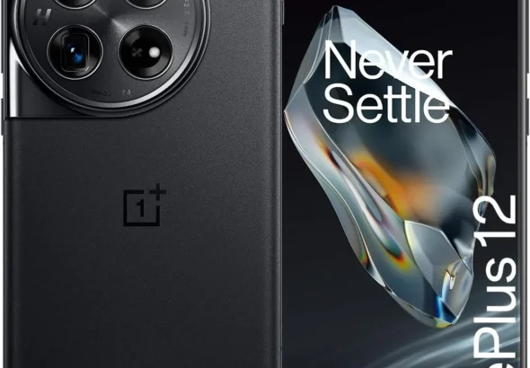 OnePlus 12 5G Unlocked Smartphone, 512GB Storage 16GB RAM, 6.82" AMOLED Display, 50MP Triple Camera, 5400 mAh Battery, Dual SIM GSM Global Model (Black)