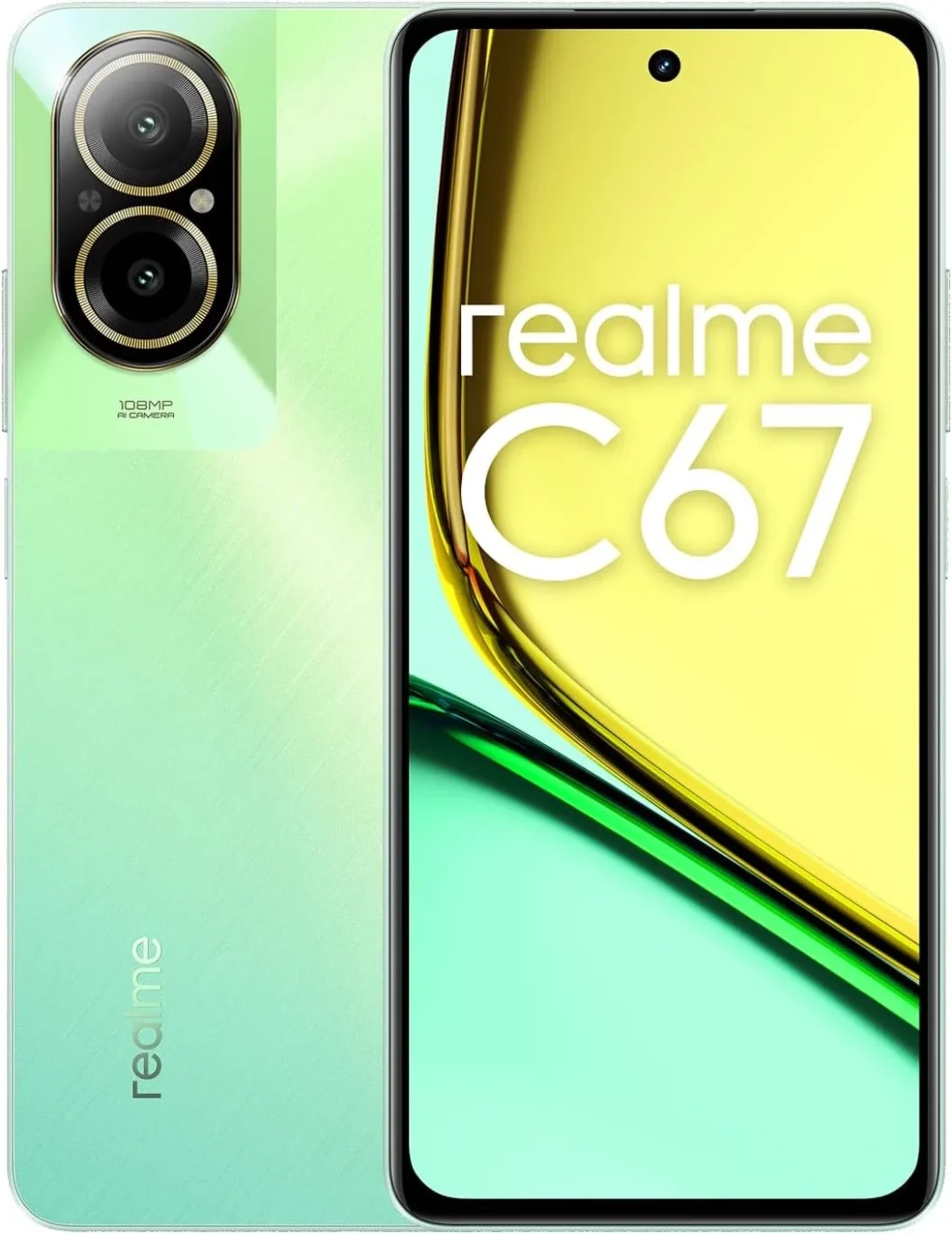 realme C67 Unlocked Smartphone, 256GB ROM + 8GB RAM, 4G LTE Dual SIM GSM Phone (Sunny Oasis) International Version