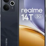 realme 14T 5G Smartphone, 8GB RAM 256GB, 6.67" 120Hz Display, 50MP Camera, 5260mAh Battery, MediaTek Dimensity 6300, ArmorShell & IP69 Rated (Black)
