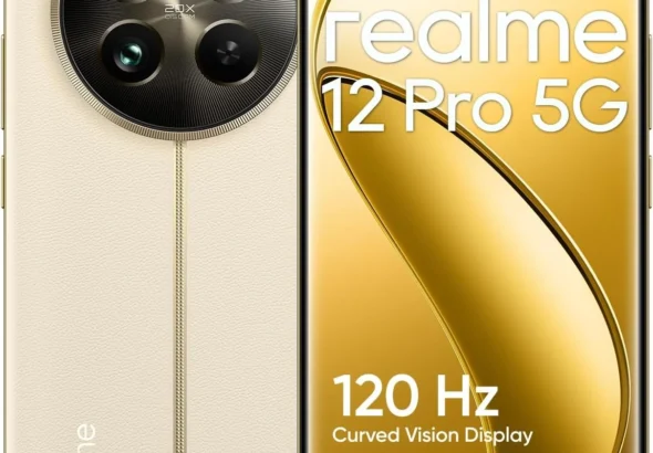 realme 12 Pro 5G Unlocked Smartphone, 256GB 12GB RAM, Dual SIM International Version in Navigator Beige (GSM CDMA)
