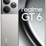 realme GT 6 Unlocked Smartphone, 256GB 12GB RAM, 5G Dual SIM GSM Factory Unlocked (Fluid Silver) International Version