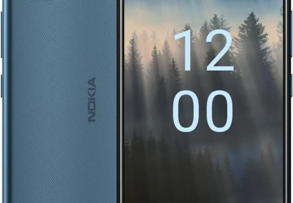 Nokia C12 Unlocked Smartphone (Cyan) - 6.3" HD+ Screen, 2-Day Battery, 64GB Storage, 8MP Camera, Android 12, Dual SIM