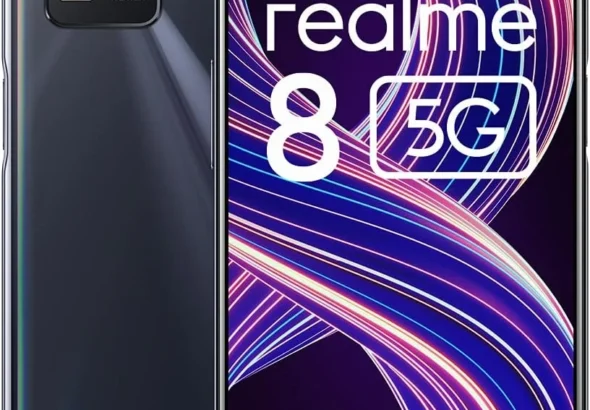 realme 8 5G Unlocked Smartphone: 90Hz Display, 48MP Camera, 5000mAh Battery & Dimensity 700 5G Processor (4GB RAM, 64GB, Dual SIM, NFC)