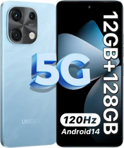 UMIDIGI Note 100 5G Unlocked Phone 128GB Blue