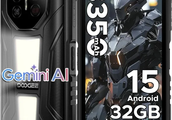 DOOGEE Fire 3 Max Rugged Smartphone Unlocked: 8350mAh Battery, 48MP Night Vision Camera, IP68 Waterproof, 5.5" HD Display with 256GB Storage and Android 15