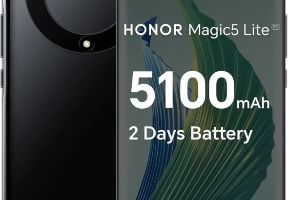 Honor Magic5 Lite 5G Smartphone: 256GB ROM 8GB RAM Factory Unlocked Dual