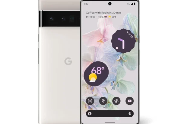 Google Pixel 6 Pro Unlocked 5G Smartphone, 128GB in Cloudy White
