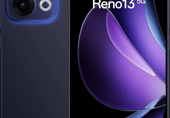 OPPO Reno13 5G Unlocked Smartphone, 256GB 12GB RAM Dual SIM International Version (Blue) GSM Factory Unlocked Cell Phone