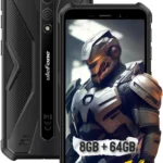 Ulefone Armor X12 Pro Unlocked Rugged Smartphone: 8GB RAM 64GB, Android 14, 4860mAh Battery, Waterproof, Dual SIM 4G LTE (Black)