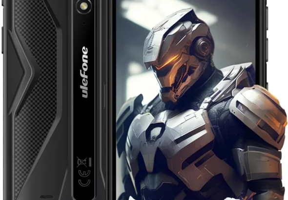 Ulefone Armor X12 Pro Unlocked Rugged Smartphone: 8GB RAM 64GB, Android 14, 4860mAh Battery, Waterproof, Dual SIM 4G LTE (Black)