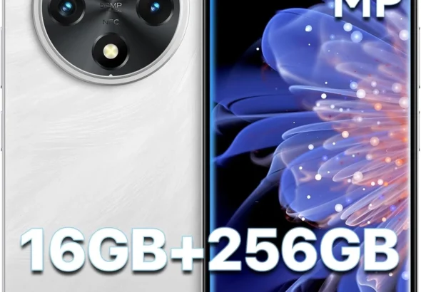 UMIDIGI G100 Unlocked Smartphone Android 14, 16GB RAM 256GB ROM (Expandable 1TB), 6.9" 120Hz Display, 6000mAh Battery, 50MP Triple Camera, Dual 4G LTE, NFC