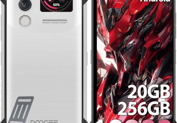 DOOGEE Blade 10 Max Rugged Unlocked Smartphone: 10300mAh Battery, 20GB RAM 256GB, 6.56" 90Hz, 50MP Camera, IP68 Waterproof with Rear Screen