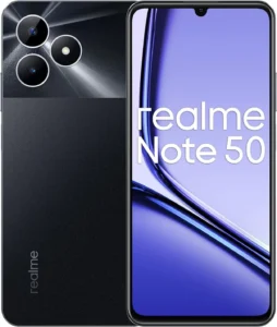 Realme Note 60x Smartphone, 3GB RAM 64GB Storage, Black