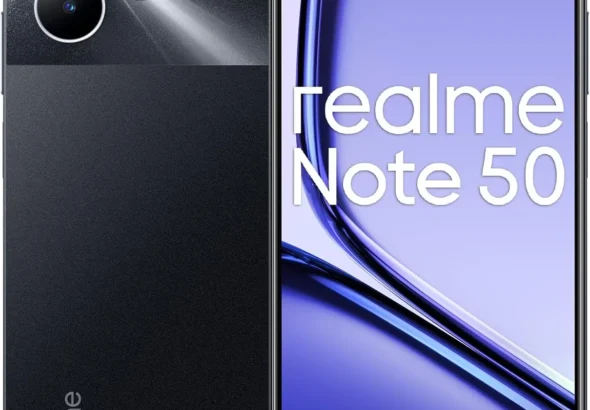 Realme Note 60x Smartphone, 3GB RAM 64GB Storage, Black