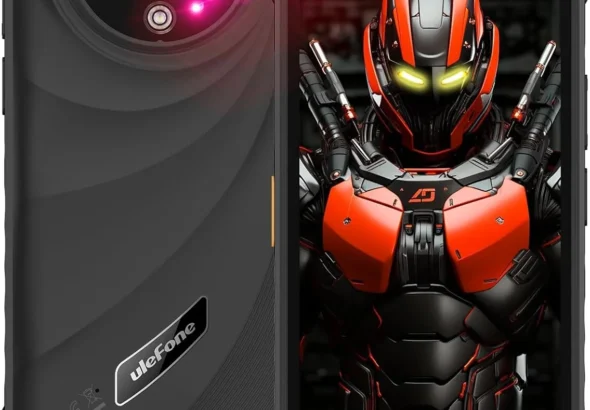 Ulefone Armor X31 Unlocked Rugged Phone: 12GB RAM 128GB, Android 15, 48MP Camera, 6050mAh Battery, 6.56" Gorilla Glass, IP68/69K Waterproof, Dual 4G, IR Blaster
