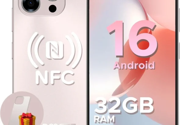 DOOGEE Note 58 Pro Unlocked Smartphone, 6.75" HD+ 90Hz Display, 6250mAh Battery, 32GB RAM 256GB ROM (Expandable to 2TB), 16MP Camera, 4G Dual SIM Android Phone