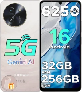 Doogee Note 59 Pro 5G Unlocked Phone 256GB 6.75" HD+
