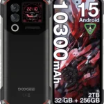 DOOGEE Blade 10 Max Rugged Smartphone: 6.56" 120Hz 4G Unlocked Phone with 10300mAh Battery, 256GB Storage, 1.54" Rear Screen, Waterproof, Dual SIM & NFC