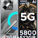 DOOGEE Blade GT Pro 5G Rugged Smartphone: 5800mAh Battery, 100MP Camera, 512GB Storage, 6.72" 120Hz Display, NFC, Face ID