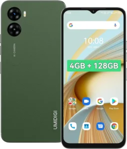 UMIDIGI G3 Plus Unlocked Smartphone: 4GB RAM 128GB Storage (Expandable 1TB), 5150mAh Battery, 6.52" HD Display, Dual Camera, Global 4G LTE GSM Unlocked Cell Phone